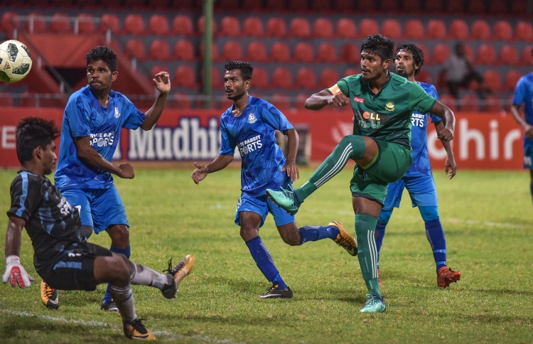 ނިލަންދޫ ކޮޅަށް މާޒިޔާ އިން ހަތް ގޯލު ޖަހައިފި