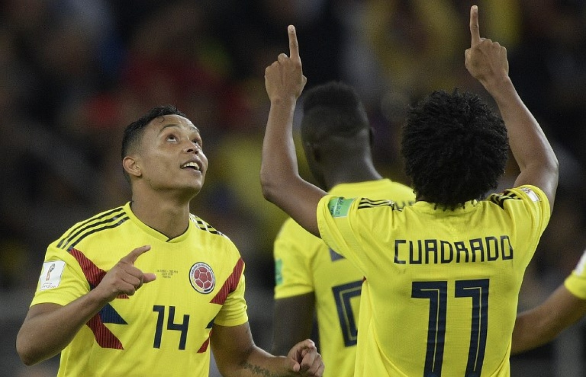 މޮސްކޯ: ޖުލައި 3، 2018: ވޯލްޑް ކަޕް ފުޓްބޯޅަ މުބާރާތުގައި އިންގްލެންޑް އާ ކޮލަމްބިއާ ކުޅުނު މެޗުގެ ތެރެއިން: ވޯލްޑް ކަޕް ފުޓްބޯޅަ މުބާރާތުގައި ޕެނަލްޓީ ޖަހައިގެން ކޮލަމްބިއާ އަތުން 4-3 އިން މޮޅުވެ އިންގްލެންޑް މުބާރާތުގެ ކުއާޓާ ފައިނަލުން ވަނީ ފުރުސަތު ހޯދައިފައި.-- ފޮޓޯ: އޭއެފްޕީ