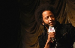 (FILES) In this file photo taken on June 28, 2018 Director Boots Riley speaks during the Film Independent at LACMA Presents Screening and Q&A of "Sorry To Bother You" at Bing Theater at LACMA in Los Angeles, California.
With its dystopian story of racial exploitation behind the veneer of modern America, "Sorry to Bother You," the first movie by the rapper Boots Riley, is showing the fresh vitality in African American cinema. The movie hits US theaters on July 6, 2018. / AFP PHOTO / GETTY IMAGES NORTH AMERICA / Tommaso Boddi