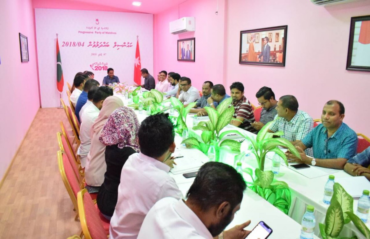 ޕީޕީއެމްގެ މިރޭގެ ކައުންސިލް ބައްދަލުވުން، ރައީސް ޔާމީން ކުރިއަށް ގެންދަވަނީ.