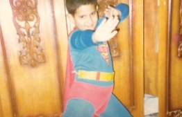 Childhood picture of Iby Shalabi dressed as Superman. PHOTO/IBY SHALABI