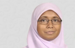 Aishath Khaleela Abdul Sattar (L) was appointed as vice chancellor to Islamic University of Maldives on July 9, 2018 -