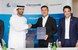 Singha Estate of Thailand awards the project to manage its luxury marina in Crossroads being developed in Emboodhoo lagoon, to Jalboot Holdings of Abu Dhabi,