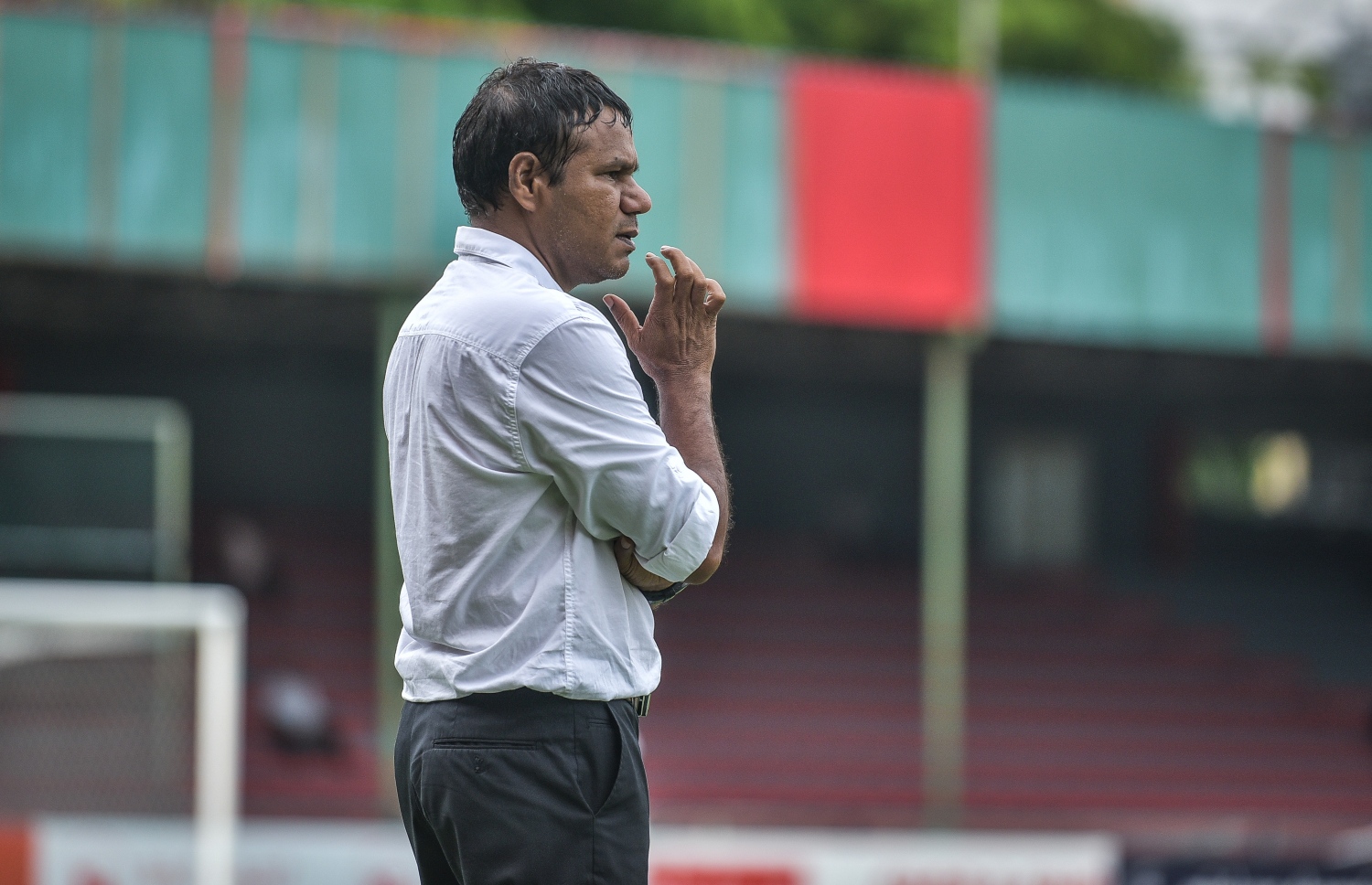 މާޒިޔާގެ ކޯޗު އިސްމާއިލް މަހަފޫޒް (އިންމަ). -- ފޮޓޯ: ނިޝާން އަލީ/ މިހާރު