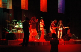 Athi and friend performs at the Bohemian Rainbow Concert 2006. PHOTO: AATHI