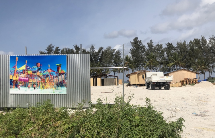 ހުޅުމާލޭގެ ވޯޓާ ތީމް ޕާކާއި ހޮޓެލް ހަދަން ފަށައިފި