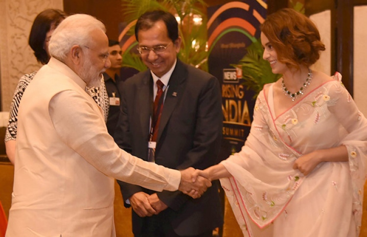 ކަންގަނާގެ ތައުރީފު ބޮޑުވަޒީރު މޯދީ އަށް