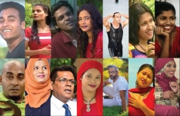 Stars from the Maldivian Film Industry throughout the 1990's. PHOTO: VARIOUS