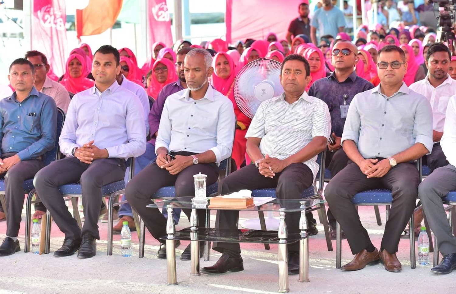 ރައީސް ޔާމީން، ގއ. ވިލިނގިލީގައި. --ފޮޓޯ: ރައީސް އޮފީސް