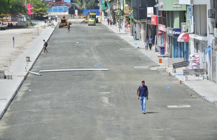 ބޭރު މަގުގައި ތާރު އެޅި ބައި ހުޅުވާލާނީ ހޯމަ ދުވަހު