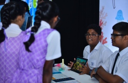 At the Farukoe Expo held at the National Art Gallery on August 9, 2018. PHOTO: HUSSAIN WAHEED/THE EDITION