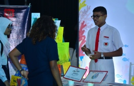 At the Farukoe Expo held at the National Art Gallery on August 9, 2018. PHOTO: HUSSAIN WAHEED/THE EDITION