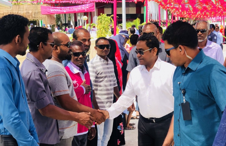 ރައީސް ޔާމީންގެ ގިނަ ވައުދުތަކެއް ތިމަރަފުއްޓަށް