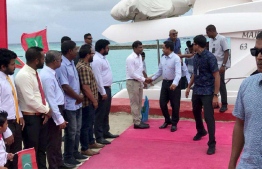 President Abdulla Yameen  has inaugurated the sewerage services system in Buruni Island, Kolhumadulu Atoll
