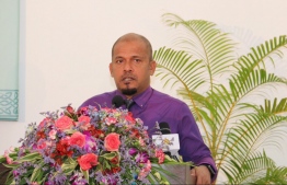 Elections Commission's President Ahmed Shareef. FILE PHOTO/MIHAARU