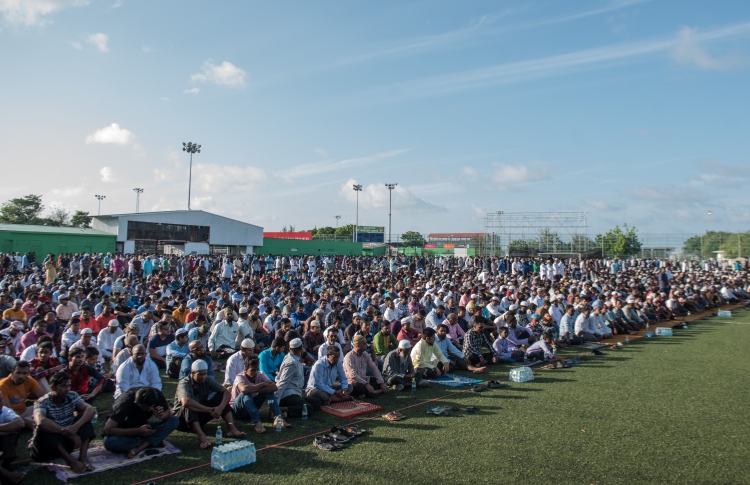 ދެ އަހަރަށްފަހު ބޮޑު ޖަމާއަތުގައި އީދު ނަމާދުކޮށްފި