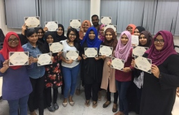 Lawyers and paralegals in Addu City that have completed their training with FLC,  March 2018. PHOTO: FLC