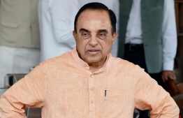MP of the upper house of the Indian Parliament 'Rajya Sabah' and member of ruling party BJP's national executive committee, Subramanian Swamy.