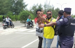 Men from Kolamaafushi who are being charged with terrorism. PHOTO: MDP