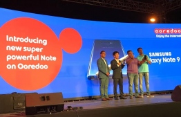 Ooredoo launches Galaxy Note 9 in Maldives. PHOTO: OOREDOO
