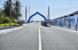 Male City's ring road connecting to Sinamale Bridge. PHOTO: AHMED NISHAATH/MIHAARU