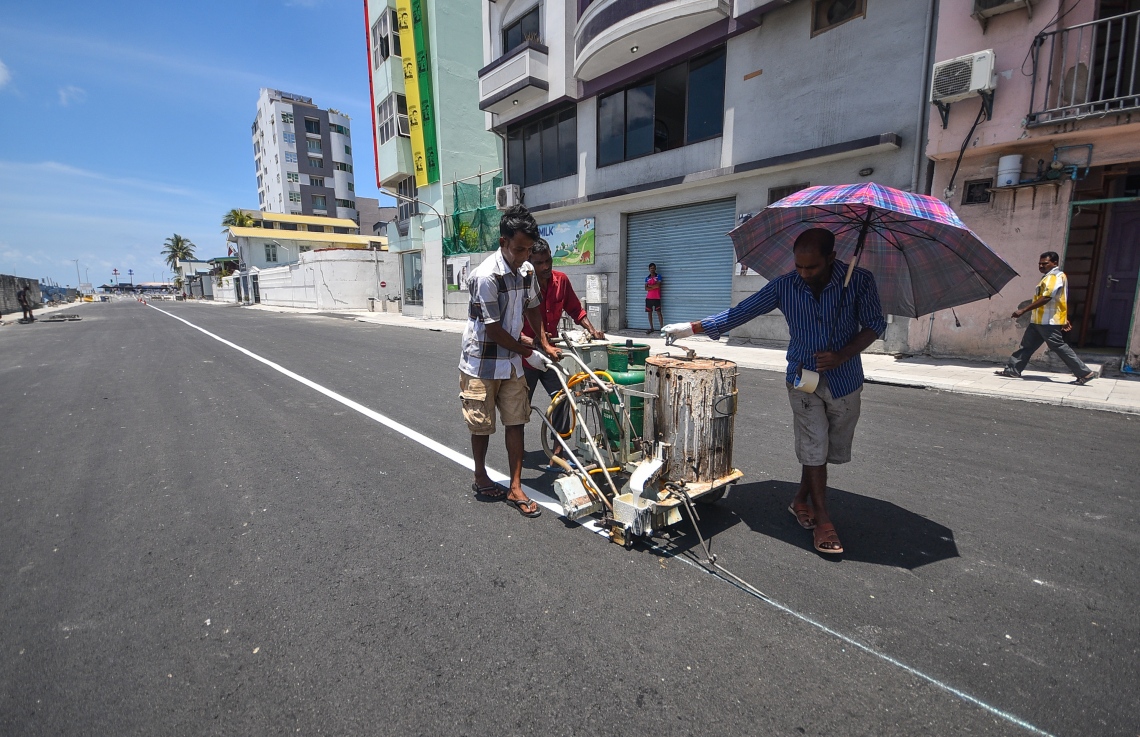 ބޮޑުތަކުރުފާނު މަގު ހެދުމުގެ މަސައްކަތް މިދިޔަ ސެޕްޓެމްބަރު މަހު ކުރަނީ---ފޮޓޯ: ފަޔާޒު މޫސާ| މިހާރު