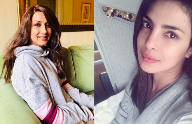 ޕްރިޔަންކާ އަދި ސޮނާލީ ވިގެއް ޖަހައިގެން.