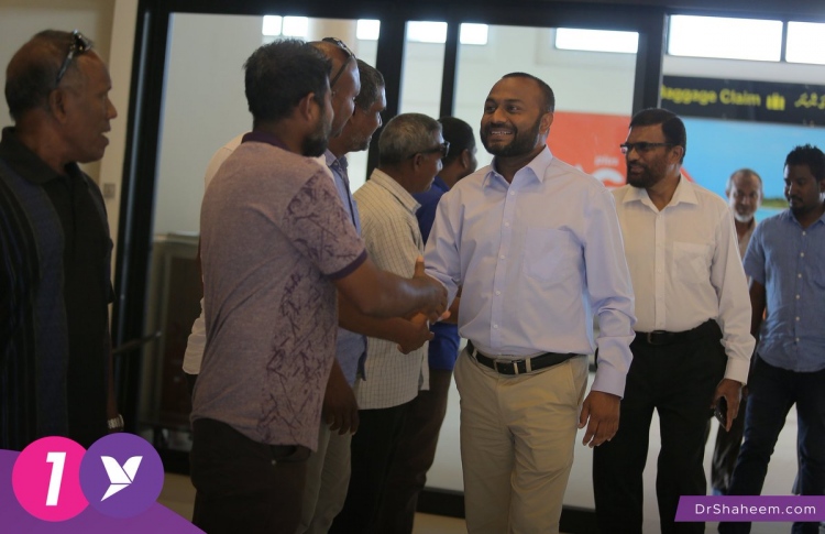 ކެމްޕޭނަށް ޝަހީމް ދ. އަތޮޅަށް ވަޑައިގެންފި