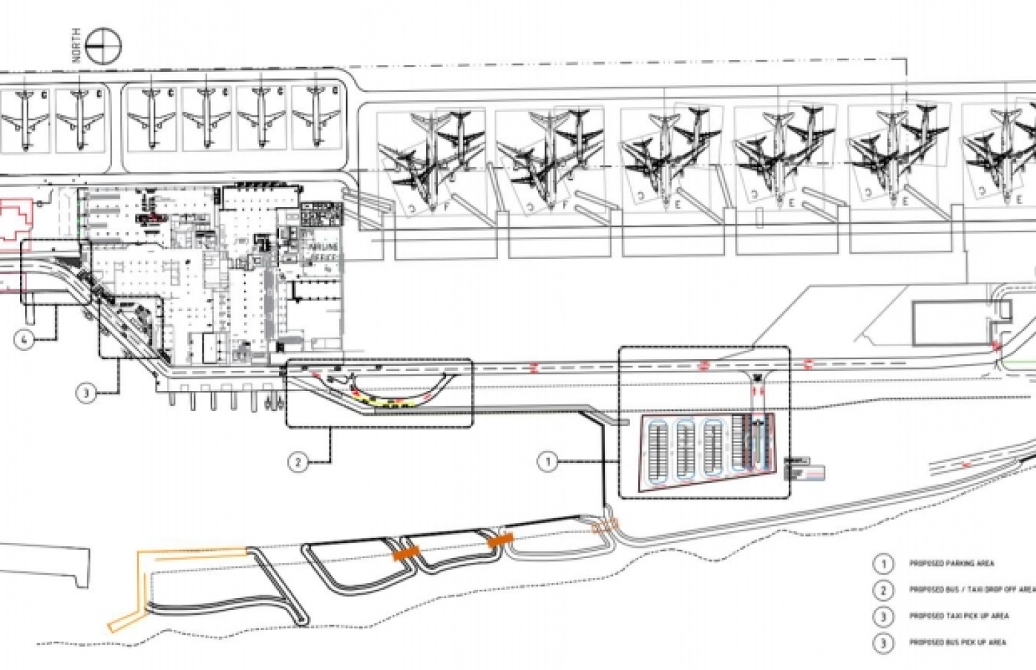 ވެލާނާ އިންޓަނޭޝަނަލް އެއާޕޯޓުގައި އާއްމު ވެހިކަލްތައް ޕާކުކުރަން ހަމަޖައްސާފައިވާ ސަރަހައްދު އަންގައިދޭ ކުރެހުމެއް.