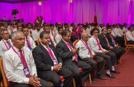 Members of Progressive Party of Maldives (PPM) at their last congress. PHOTO: PPM