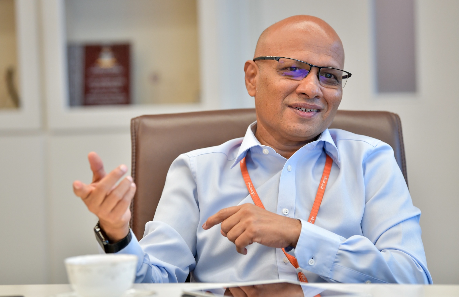 ދިރާގުގެ ސީއީއޯ އިސްމާއިލް ރަޝީދު --ފޮޓޯ: ނިޝާން އަލީ /މިހާރު