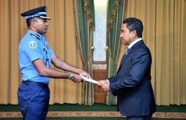 Police Commissioner Hamdhoon Rasheed-Police-President Yameen