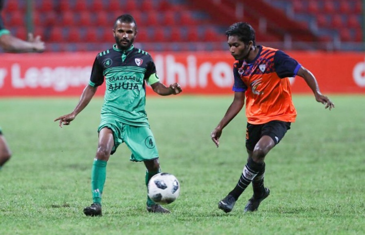 ތިމަރަފުށި ކޮޅަށް ނުވަ ގޯލު ޖަހައި އީގަލްސް ތިނަކަށް