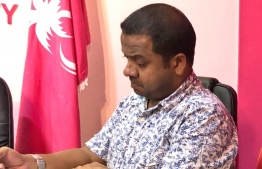 Maldivian Ambassador to Russia, Mohamed Hussain Shareef (Mundhu), elected as the new secretary general of PPM during the PPM Council meeting held October 3, 2018. PHOTO/PPM