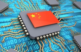 Illustration depicting 'china-made' computer chip. PHOTO: iStock