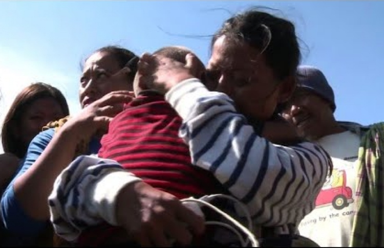 ސުނާމީގައި ގެއްލުނު ކުއްޖާ ހަފުތާއެއް ފަހުން އާއިލާއަށް