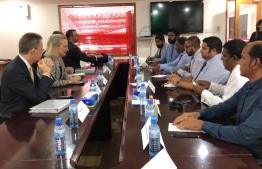 American Diplomats meeting with some of the local parliamentarians. PHOTO: SOCIAL MEDIA