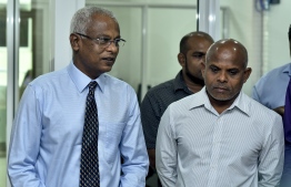 President-Elect Ibrahim Mohamed Solih addresses the staff of Mihaaru Media Family. PHOTO: MIHAARU