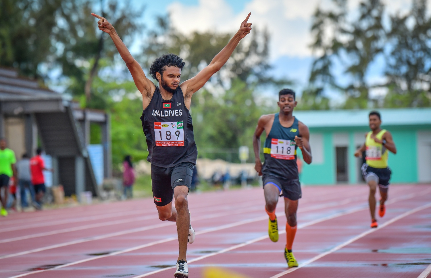 މިދިޔަ އަހަރުގެ ގައުމީ އެތުލެޓިކްސް މުބާރާތުގައި ޒުވާން ދުވުންތެރިޔާ ނާއިލް (ވ) އުފާފާޅުކުރަނީ. --ފޮޓޯ: ނިޝާން އަލީ/ މިހާރު