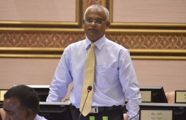 President-Elect Ibrahim Mohamed Solih at the parliament sitting on October 28, 2018. PHOTO/MAJILIS