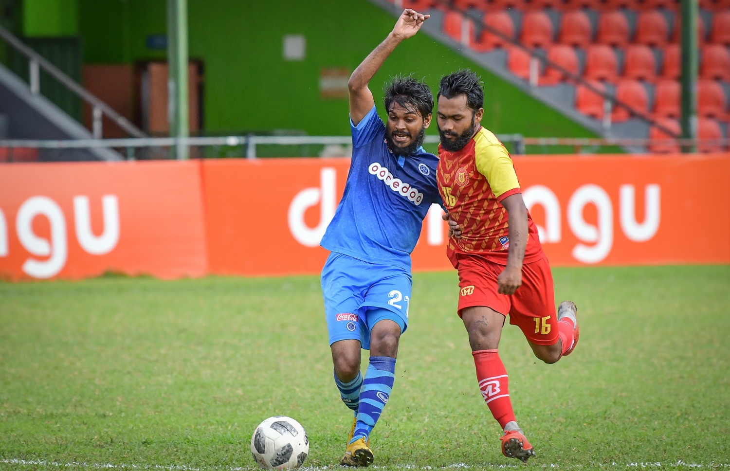 ނިއު އާއި ވިކްޓަރީ އެންމެ ފަހުން؛ 2018 ގެ އޮކްޓޫބަރު 30 ގައި ކުޅުނު މެޗުގެ ތެރެއިން.-- މިހާރު ފައިލް ފޮޓޯ: ނިޝާން އަލީ