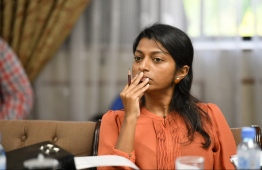 Galolhu North MP Eva Abdulla. PHOTO: HUSSAIN WAHEED/MIHAARU