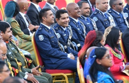 November 17, 2018, Male City: Attendees at President Ibrahim Mohamed Solih's inauguration at the National Stadium. PHOTO: NISHAN ALI/MIHAARU