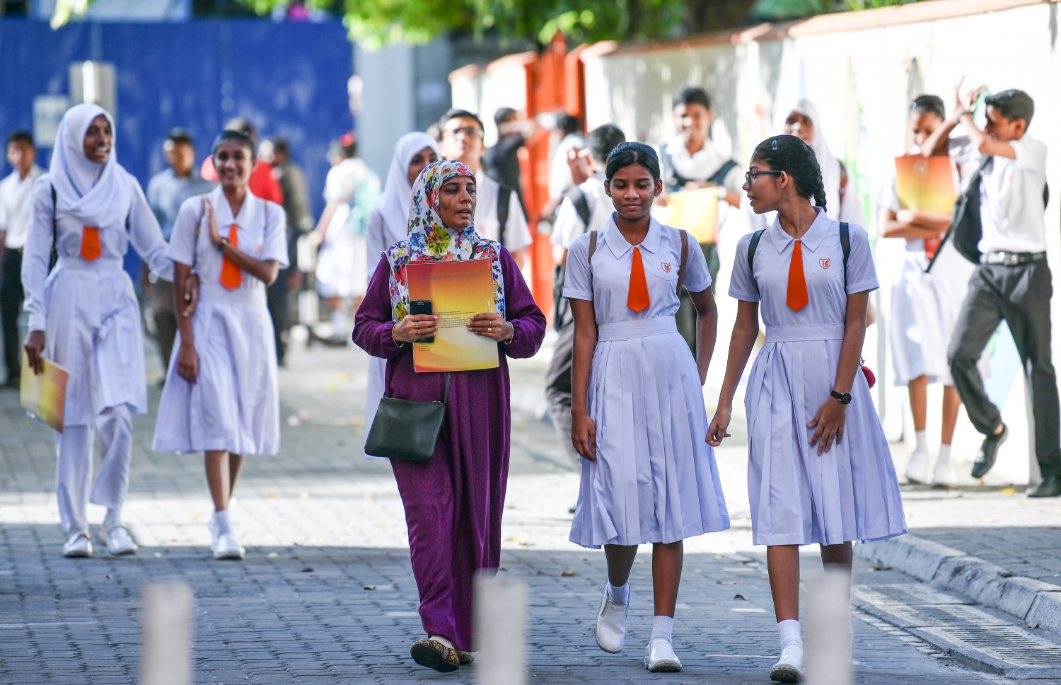 އިމާދުއްދީން ސްކޫލުގެ ދަރިވަރުން -ފޮޓޯ: ނިޝާން އަލީ/ މިހާރު