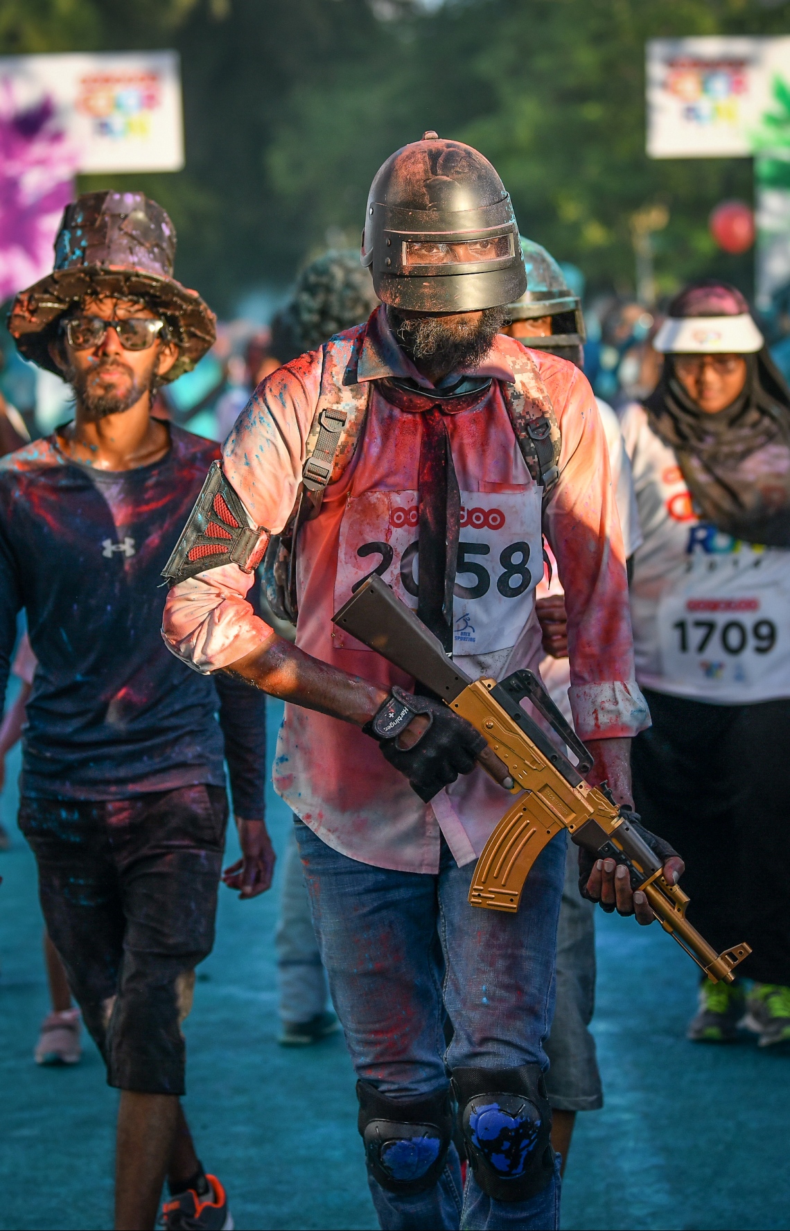 ހުޅުމާލެ: ނޮވެމްބަރު 23، 2018- އުރީދޫން މި އަހަރު ބޭއްވި ކަލާ ރަންގެ ތެރެއިން: މި ހަރަކާތުގައި 3،000 އެއްހާ މީހުން ބައިވެރިވި.---ފޮޓޯ: ނިޝާން އަލީ/މިހާރު