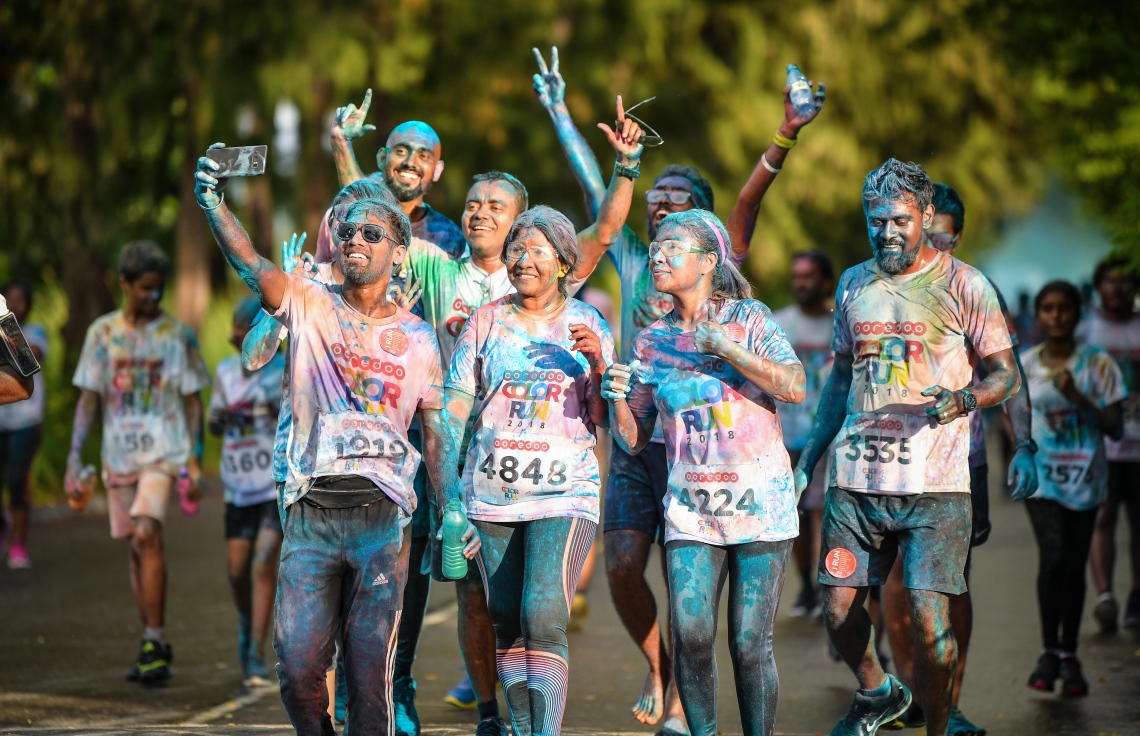 ހުޅުމާލެ: ނޮވެމްބަރު 23، 2018- އުރީދޫން މި އަހަރު ބޭއްވި ކަލާ ރަންގެ ތެރެއިން: މި ހަރަކާތުގައި 3،000 އެއްހާ މީހުން ބައިވެރިވި.---ފޮޓޯ: ނިޝާން އަލީ/މިހާރު