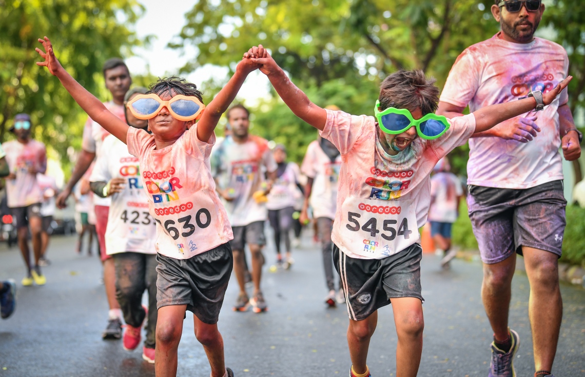 ހުޅުމާލެ: ނޮވެމްބަރު 23، 2018- އުރީދޫން މި އަހަރު ބޭއްވި ކަލާ ރަންގެ ތެރެއިން: މި ހަރަކާތުގައި 3،000 އެއްހާ މީހުން ބައިވެރިވި.---ފޮޓޯ: ނިޝާން އަލީ/މިހާރު