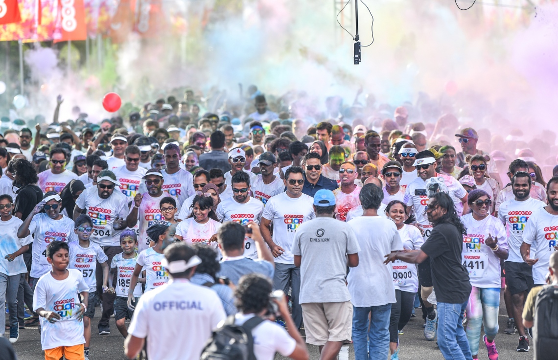 ހުޅުމާލެ: ނޮވެމްބަރު 23، 2018- އުރީދޫން މި އަހަރު ބޭއްވި ކަލާ ރަންގައި ނައިބު ރައީސް ފައިސަލް ނަސީމް ބައިވެރިވެވަޑައިގަންނަވަނީ: މި ހަރަކާތުގައި 3،000 އެއްހާ މީހުން ބައިވެރިވި.---ފޮޓޯ: ނިޝާން އަލީ/މިހާރު