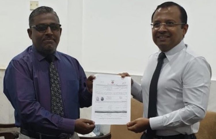 އެމްޑީއޭގެ މެމްބަރު އުމަރު ހުސައިން ޖޭޕީ އަށް