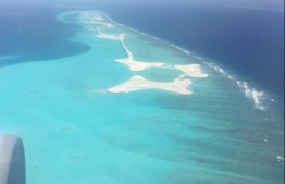 A lagoon in Male' atoll